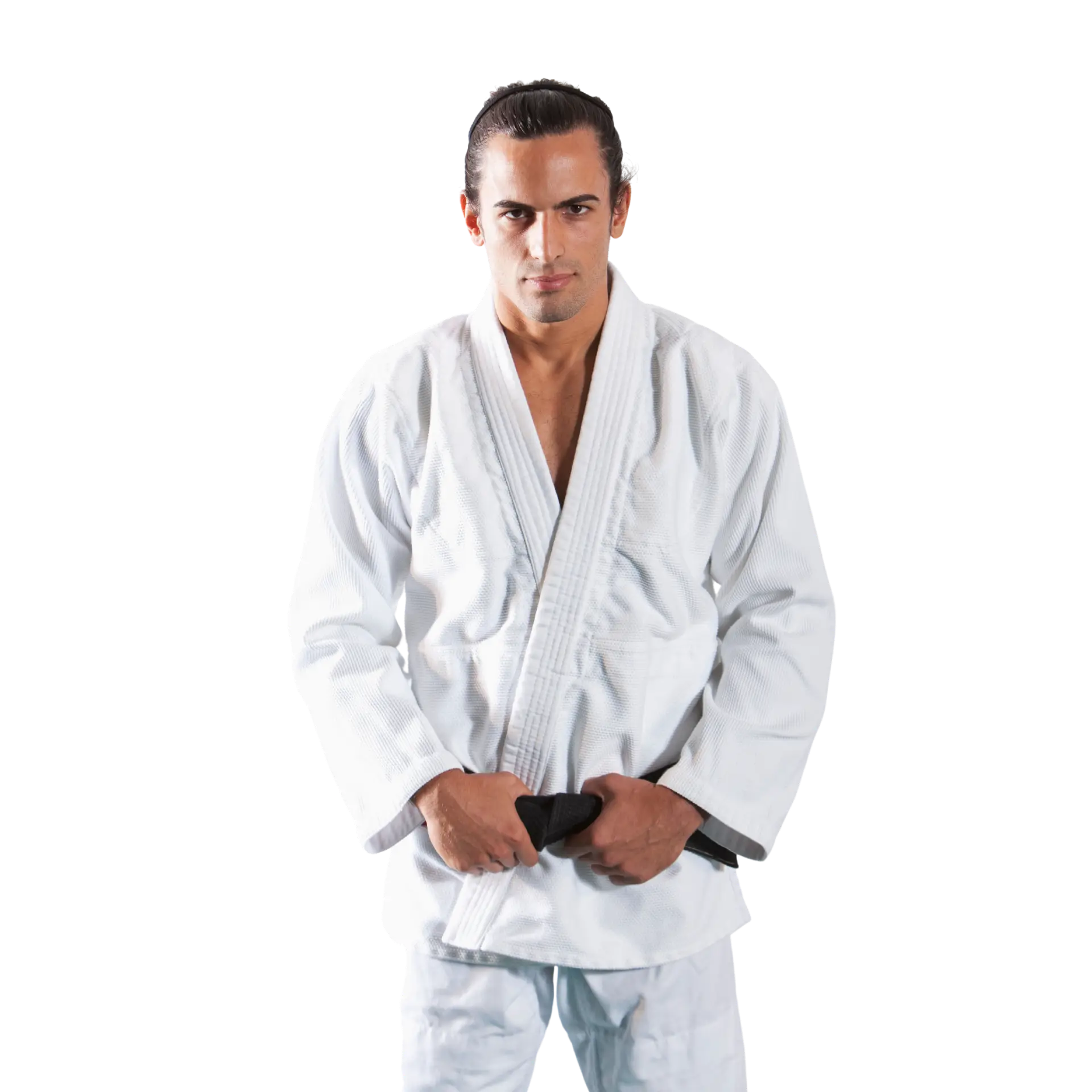 man wearing jiu jitsu uniform